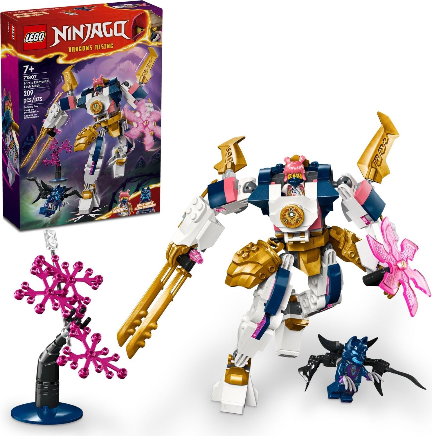 Lego Ninjago 71807 - Sora&#39;s Elemental Tech Mech