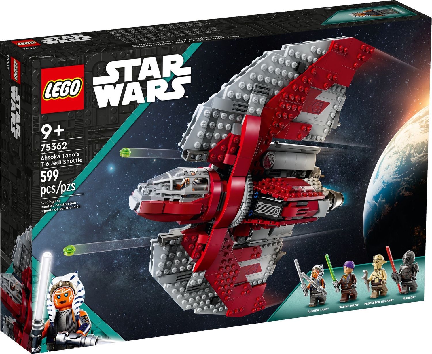 Lego Star Wars 75362 - Ahsoka Tano&#39;s T-6 Jedi Shuttle