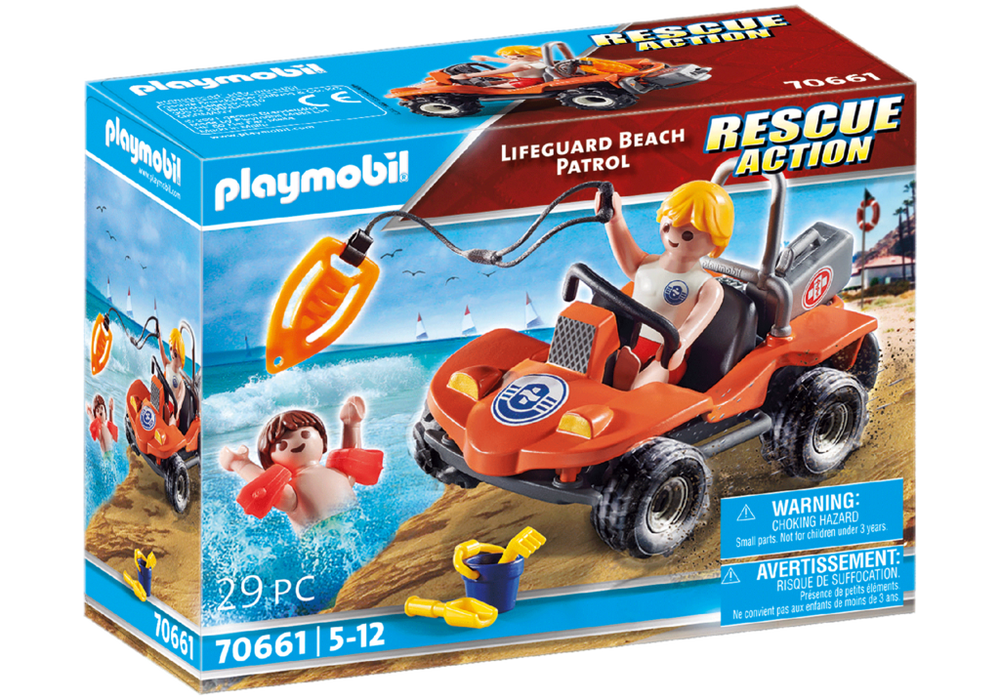 Playmobil Rescue Action 70661 - Lifeguard Beach Patrol