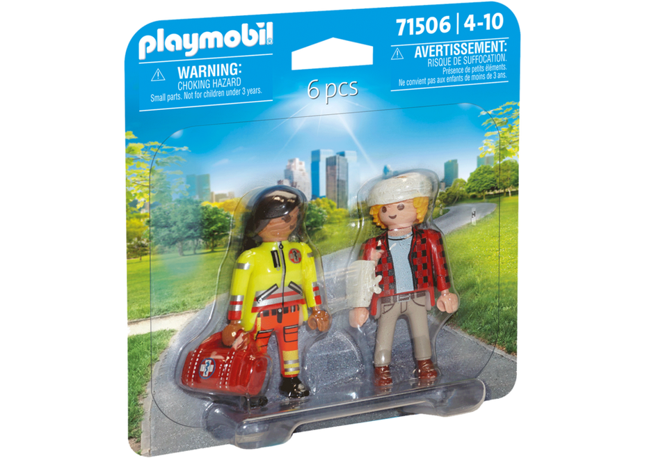 Playmobil Duo Pack 71506 - Paramedic with Patient