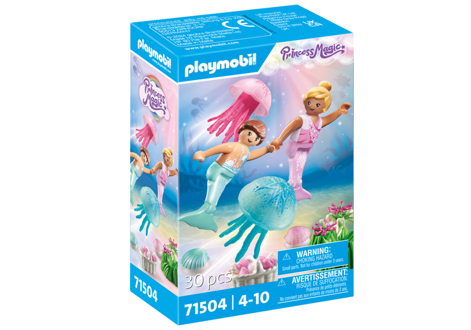 Playmobil Princess Magic 71504 - Mermaid Children with Jellyfish