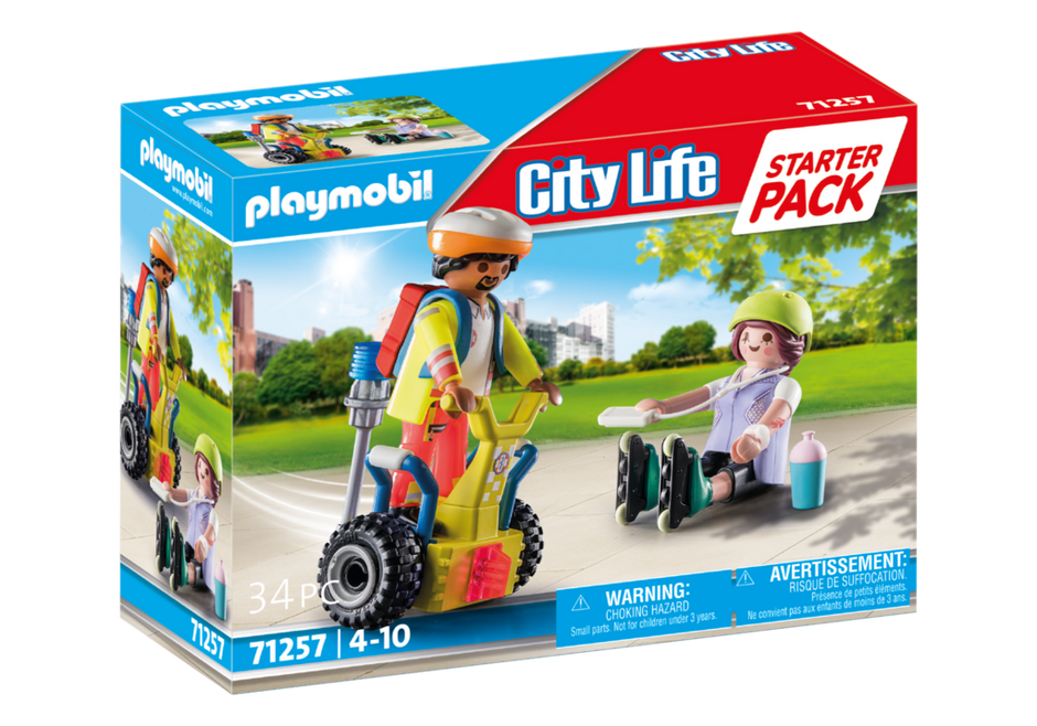 Playmobil City Life 71257 - Rescue with Balance Racer Starter Pack