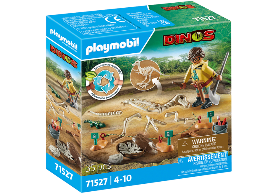Playmobil Dinos 71527 - Archaeological Dig iwth Dinosaur Skeleton