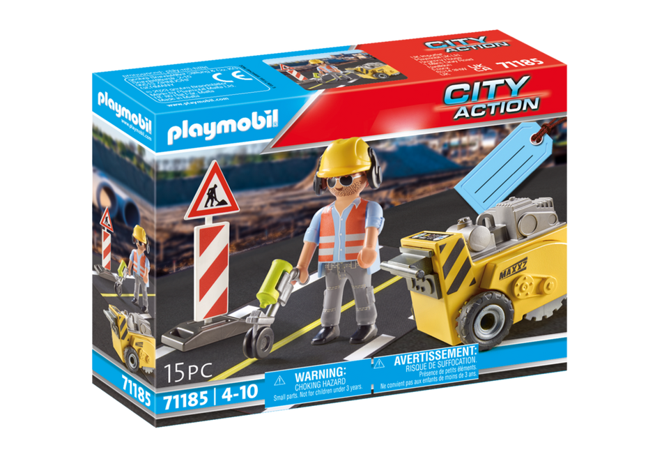 Playmobil City Action 71185 - Construction Worker Gift Set