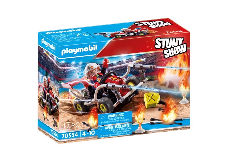 Playmobil Stunt Show 70554 - Stunt Show Fire Quad