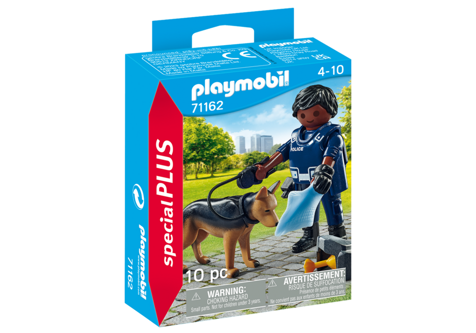 Playmobil Special Plus 71162 - Policeman with Dog