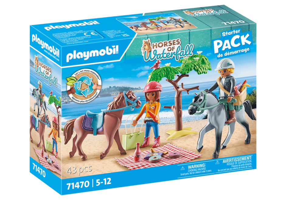 Playmobil Horses of Waterfall 71470 - Horseback Riding Trip to the Beach