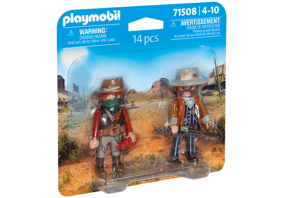 Playmobil Duo Pack 71508 - Bandit and Sheriff