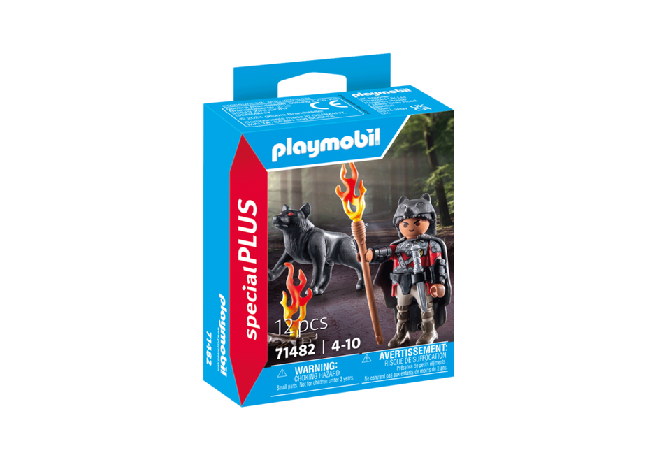 Playmobil Special Plus 71482 - Warrior with Wolf