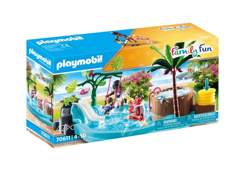 Playmobil Family Fun 70611 - Children&#39;s Pool with Slide