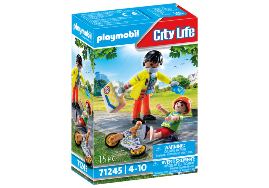 Playmobil City Life 71245- Paramedic with Patient