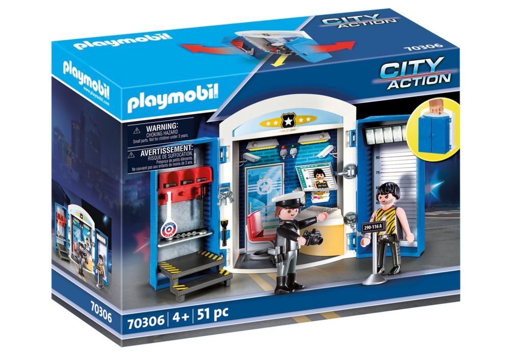 Playmobil City Action 70306 - Police Station Play Box