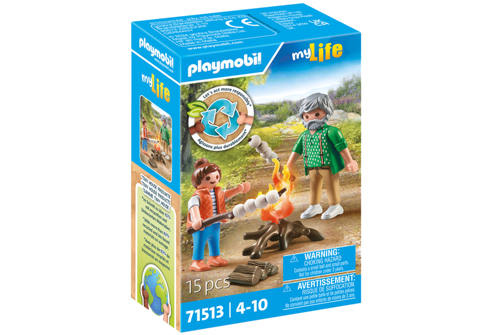 Playmobil My Life 71513 - Campfire with Marshmallows