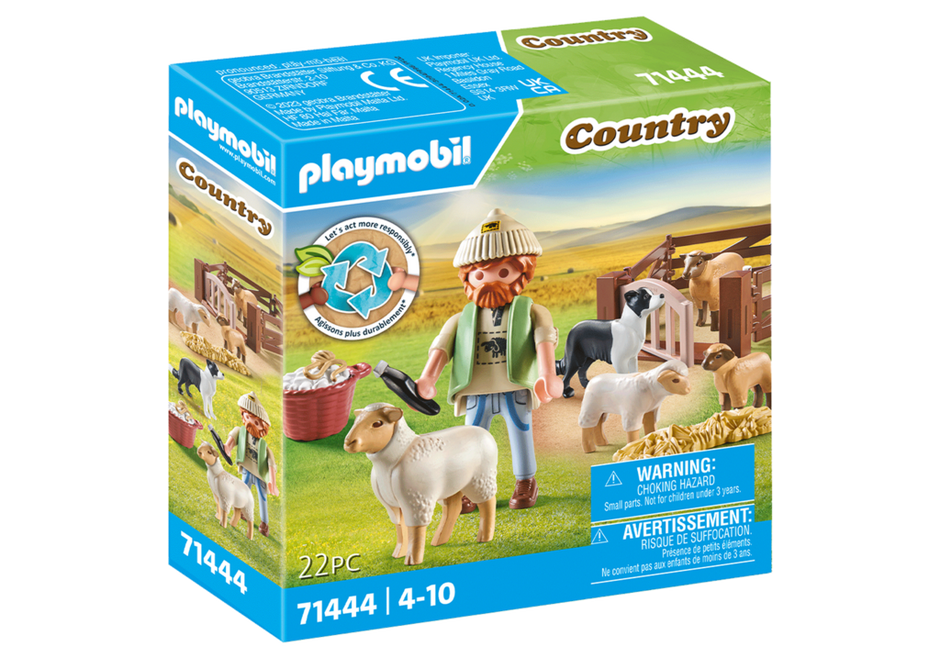 Playmobil Country 71444 - Young Shepherd with Flock of Sheep