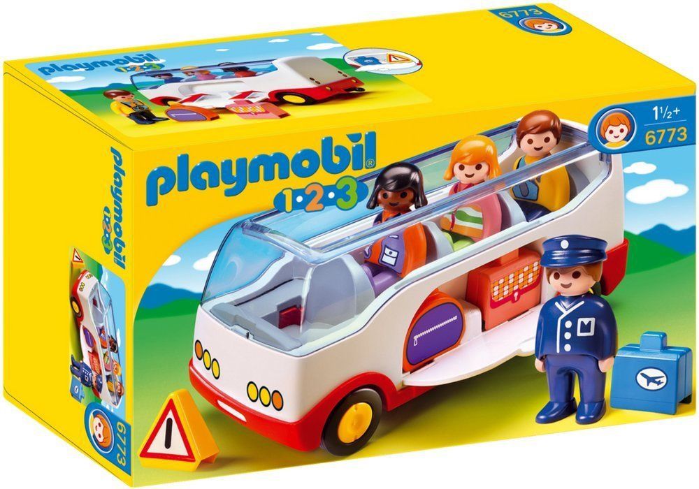 Playmobil 1•2•3 6773 - Airport Shuttle Bus