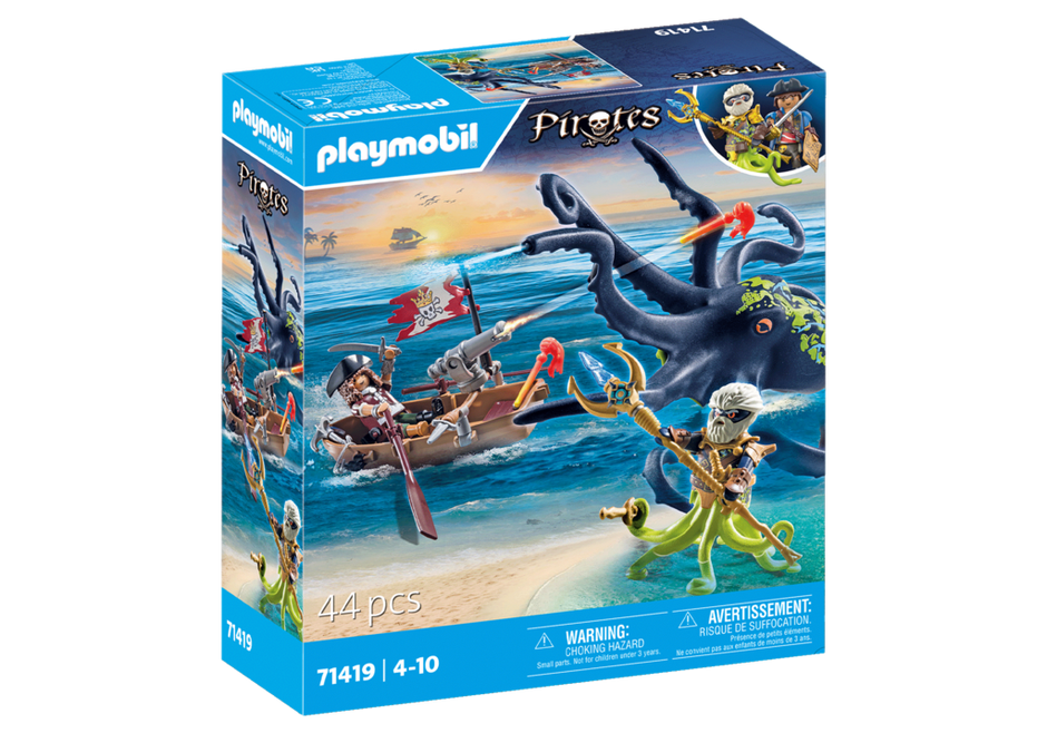 Playmobil Pirates 71419 - Battle with the Giant Octopus
