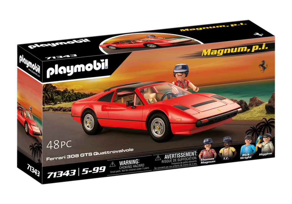 Playmobil 71343 - Magnum P.I. Ferrari 308 GTS Quattrovalvole