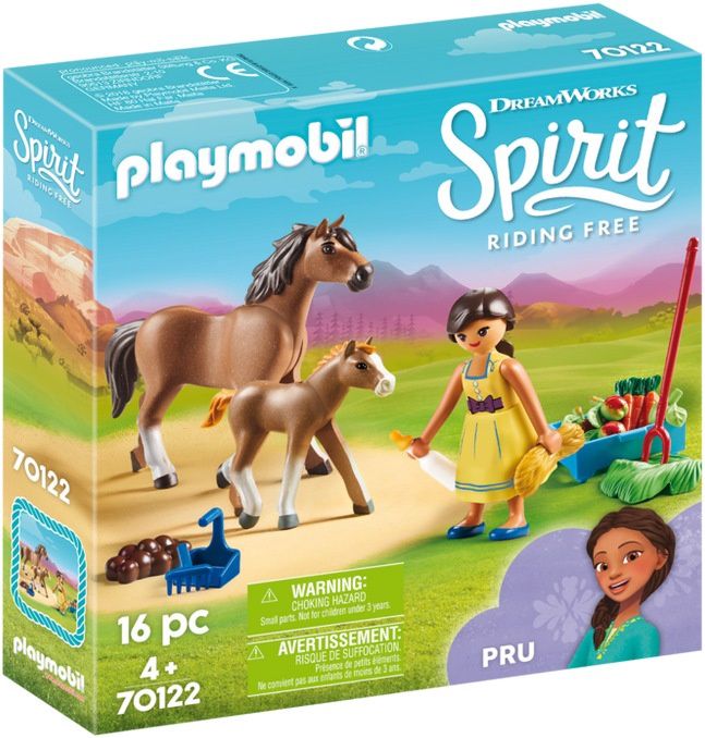 Playmobil Spirit 70122 - Pru With Horse And Foal