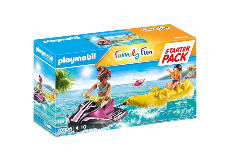 Playmobil Family Fun 70906 - Starter Pack Jet Ski With Banana Boat