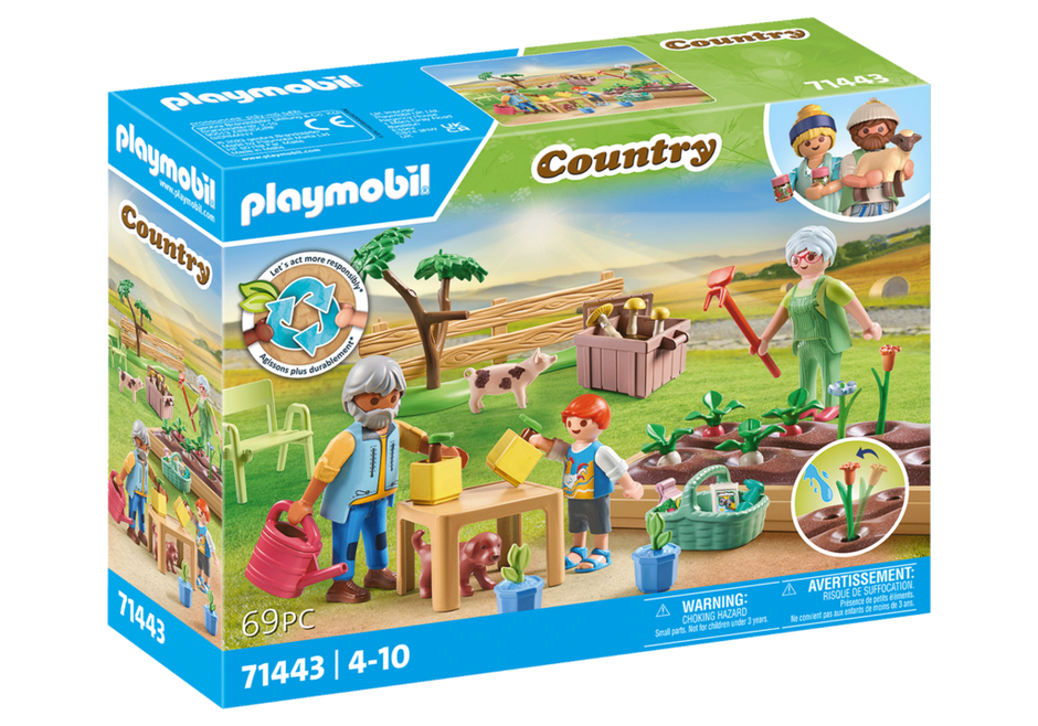 Playmobil Country 71443 - Vegetable Garden with Grandparents