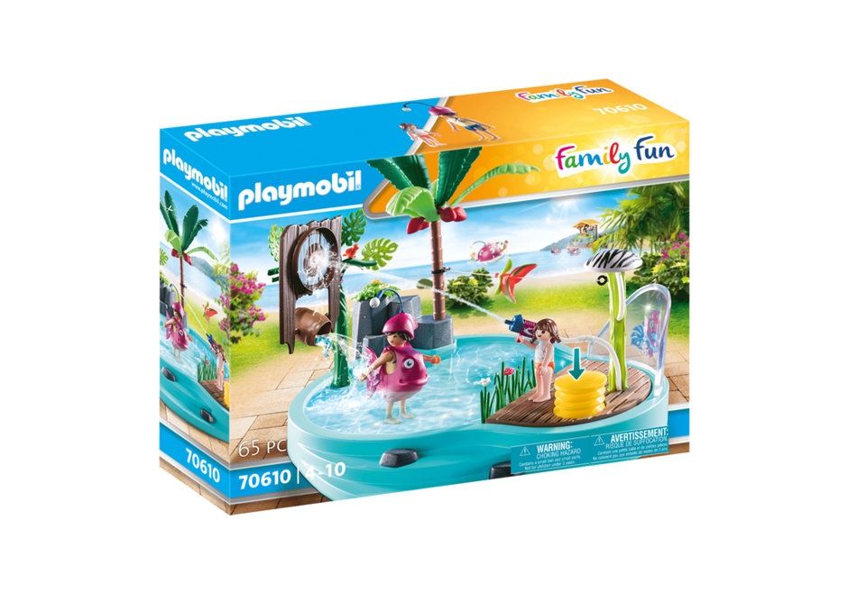 Playmobil Family Fun 70610 - Small Pool with Water Sprayer