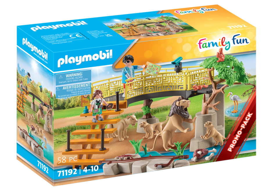 Playmobil Family Fun 71192 - Outdoor Lion Enclosure