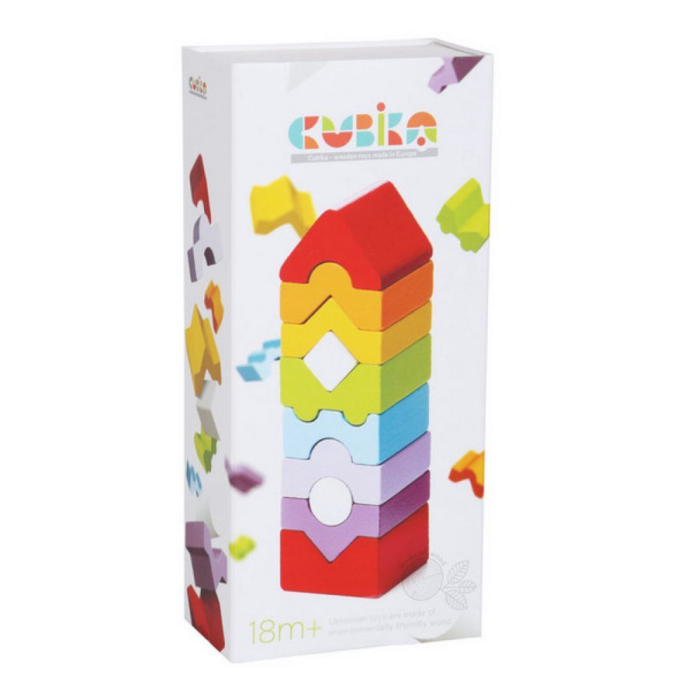 Cubika - 10 Piece Wooden Tower