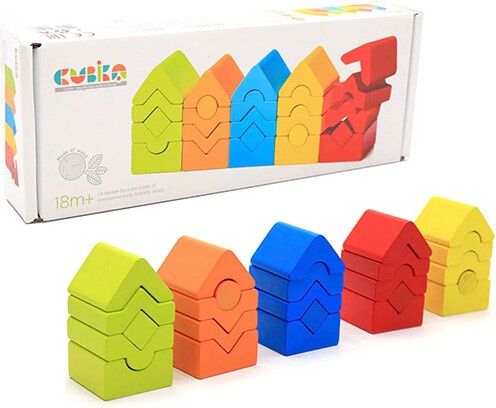 Cubika - Wooden Towers Set