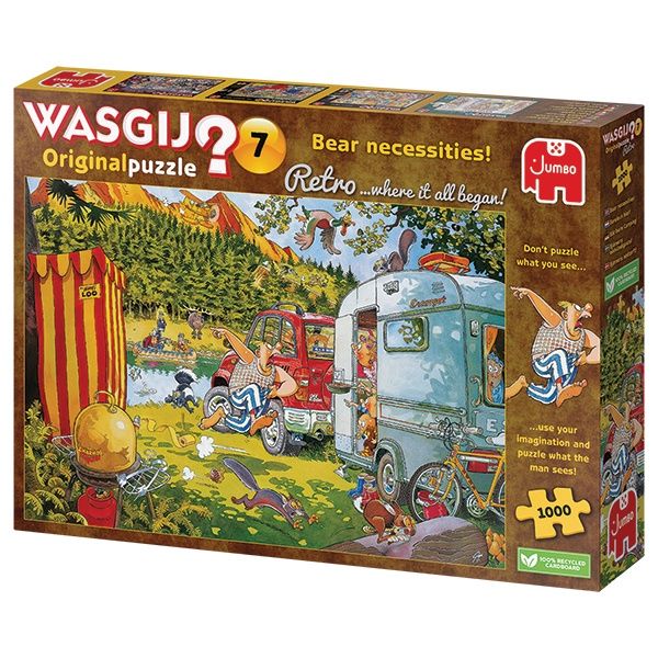 Wasgij 1000 Piece Puzzles - Bear Necessities