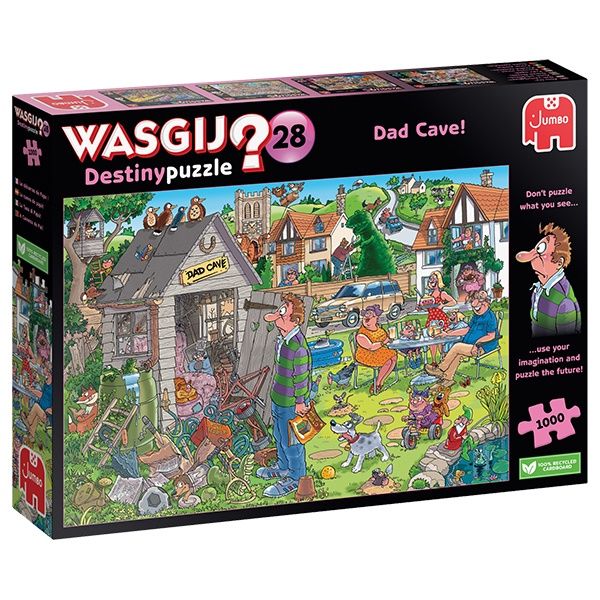 Wasgij 1000 Piece Puzzle - Dad Cave
