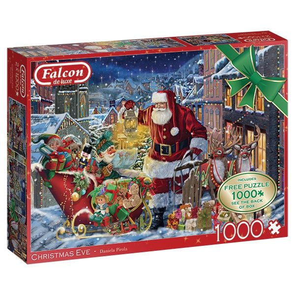 Falcon De Luxe 1000 Piece Puzzles - Christmas Eve