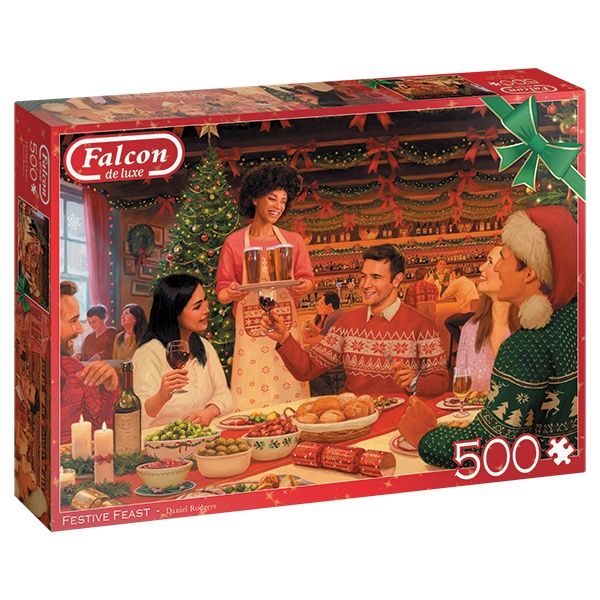 Falcon De Luxe 500 Piece Puzzle - Festive Feast