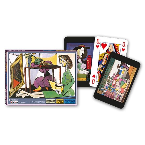 Piatnik Double Deck Playing Cards - Picasso, 2 Women