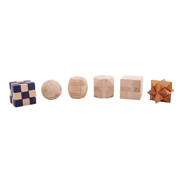 Mind Matters - Mini Wooden Brainteasers