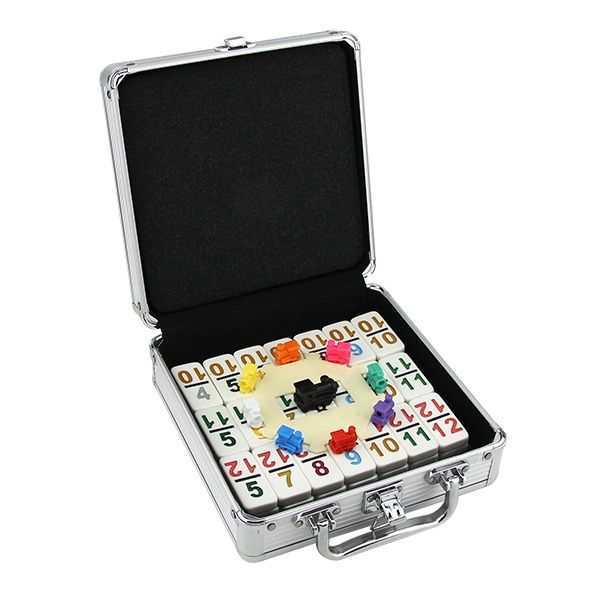 Double 12 Mexican Domino Set with Numbers