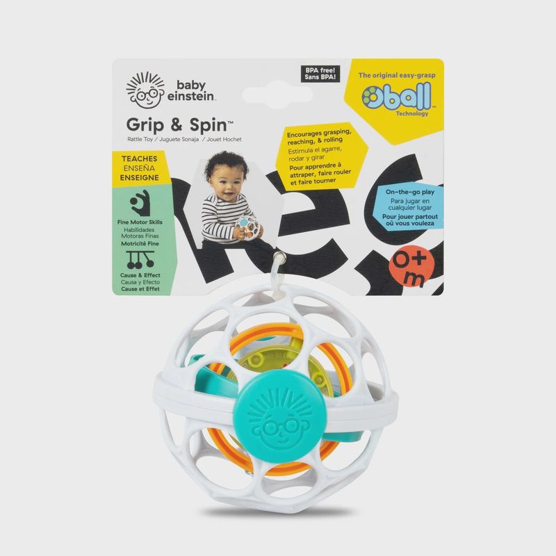 Baby Einstein - Grip &amp; Spin Oball Rattle Toy