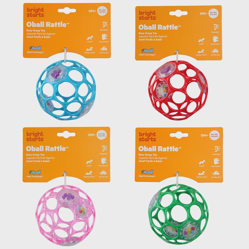 Bright Starts - 4&quot; Oball Rattle