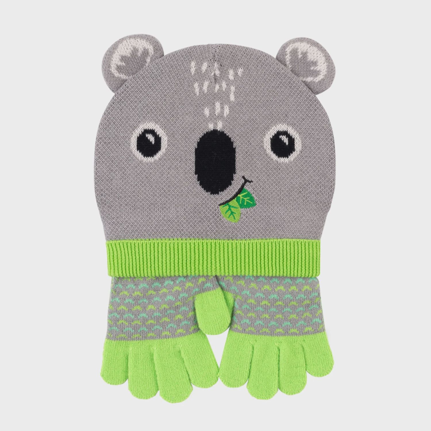 Zoocchini - Kids Winter Hat &amp; Gloves Set Koala