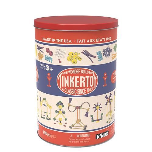 Tinkertoy - 100 Piece Classic Building Tin