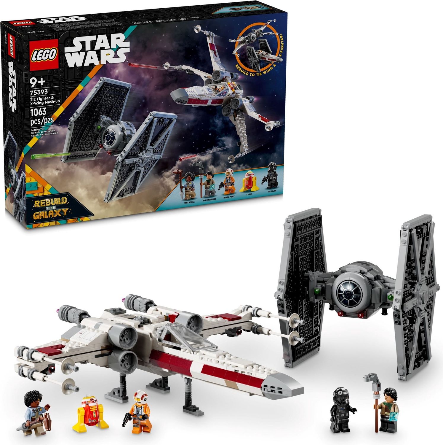 Lego Star Wars 75393 - TIE Fighter &amp; X-wing Mash-Up