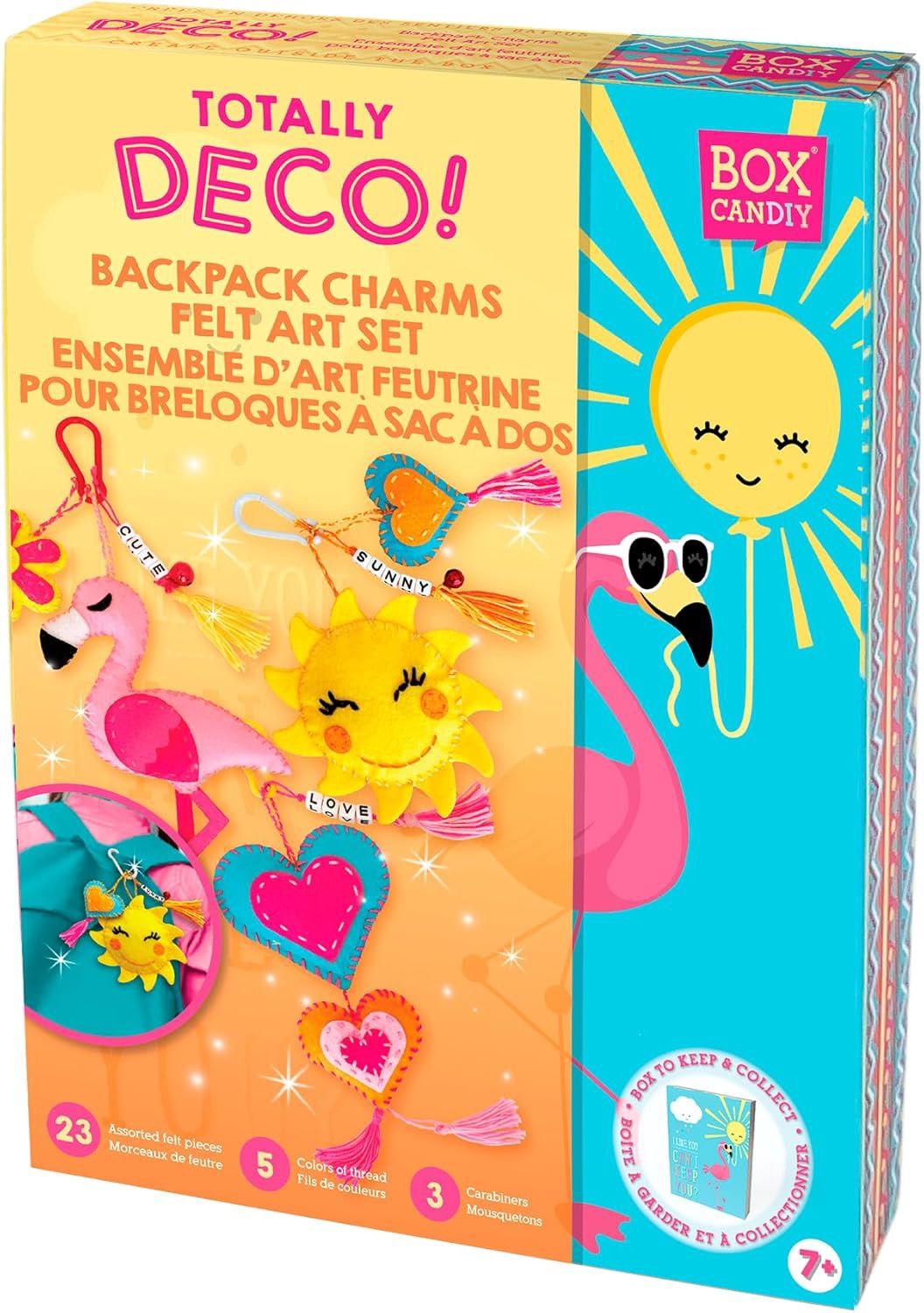 BOX CANDIY - Totally Deco! Backpack Charms Art Set