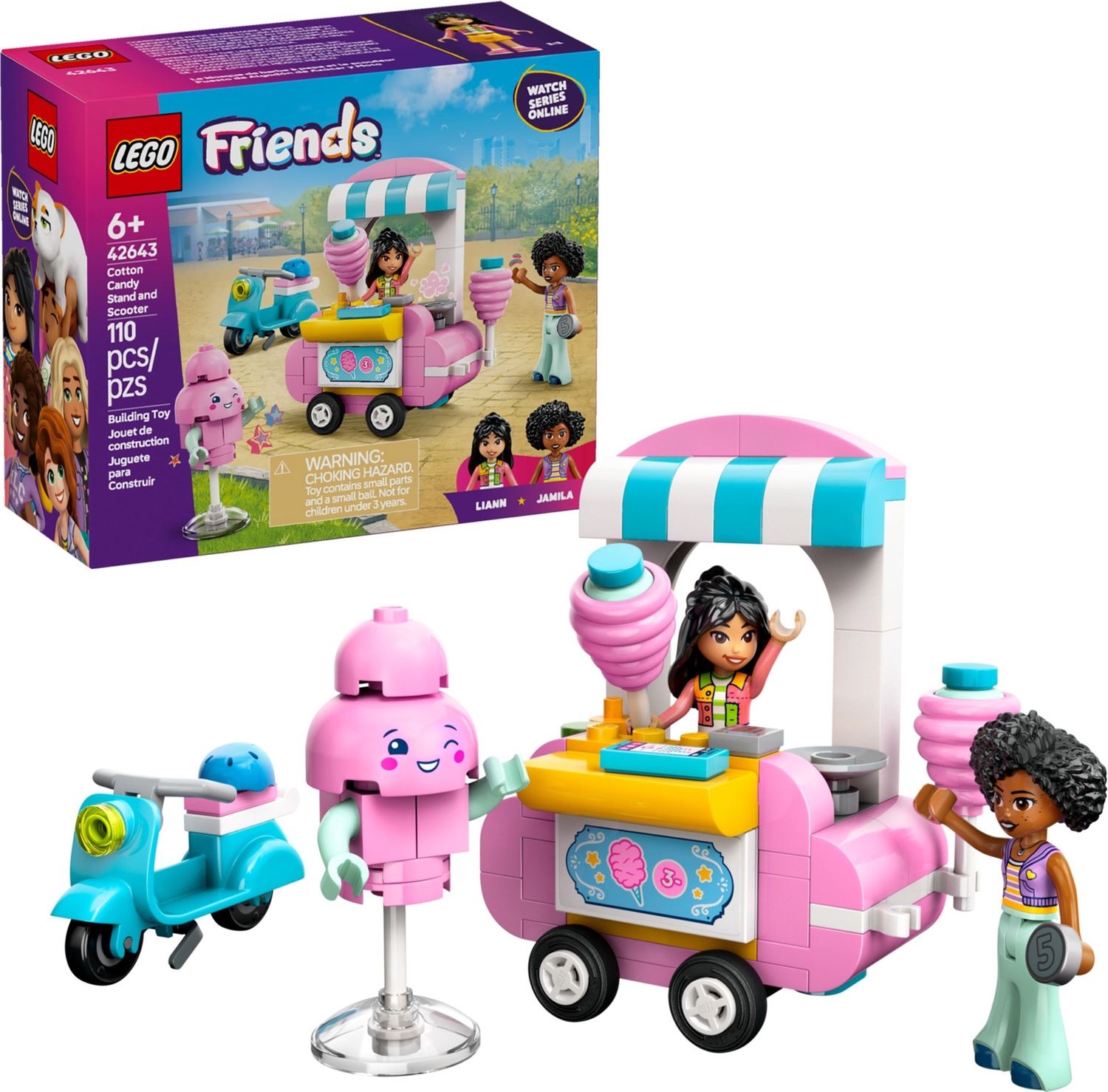 Lego Friends 42643 - Cotton Candy Stand and Scooter