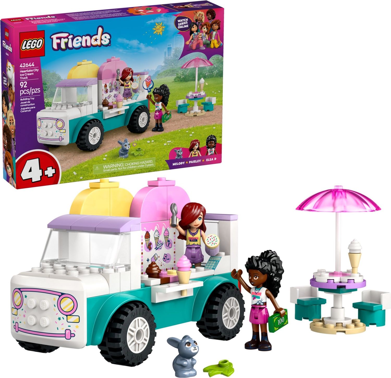 Lego Friends 42644 - Heartlake City Ice Cream Truck