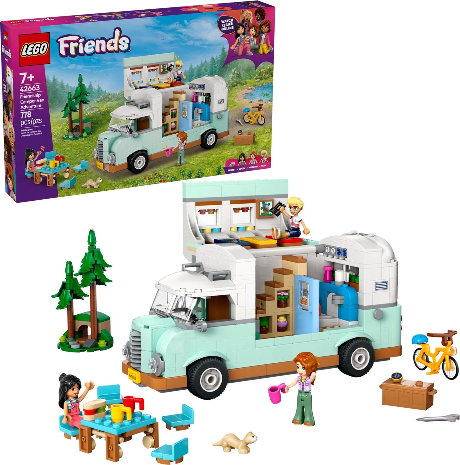 Lego Friends 42663 - Friendship Camper Van Adventure