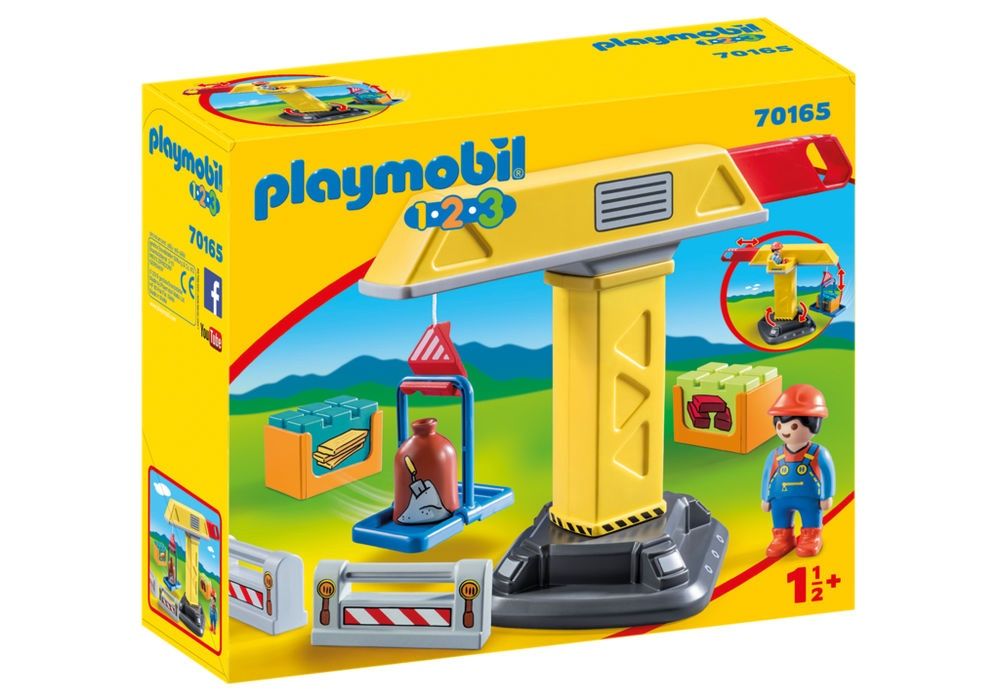 Playmobil 1•2•3 70165 - Construction Crane