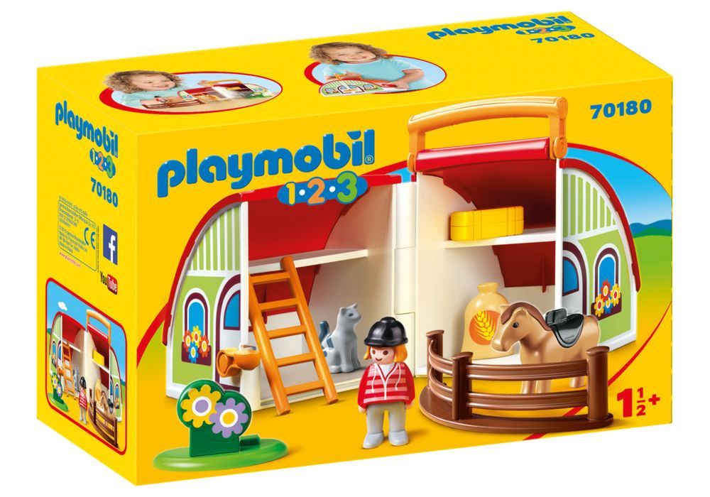 Playmobil 1•2•3 70180 - My Take Along Farm