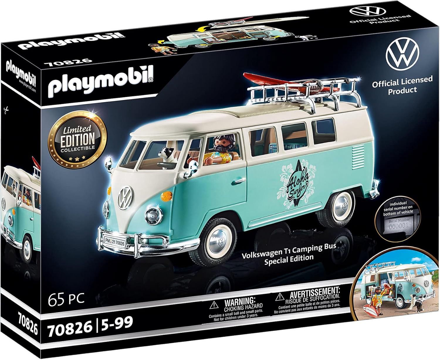 Playmobil 70826 - Volkswagen T1 Camping Bus (Special Edition)