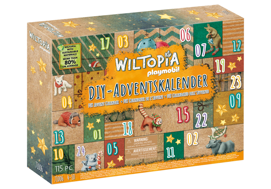 Playmobil Advent Calendar 71006 - Wiltopia DIY Animal Trip Around the World