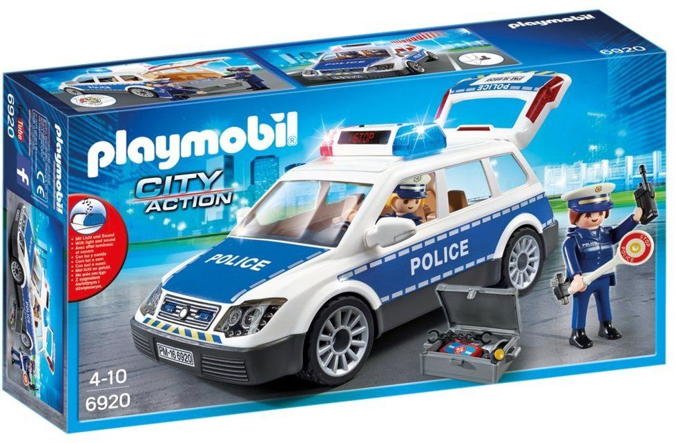 Playmobil City Action 6920 - Squad Car with Lights and Sound