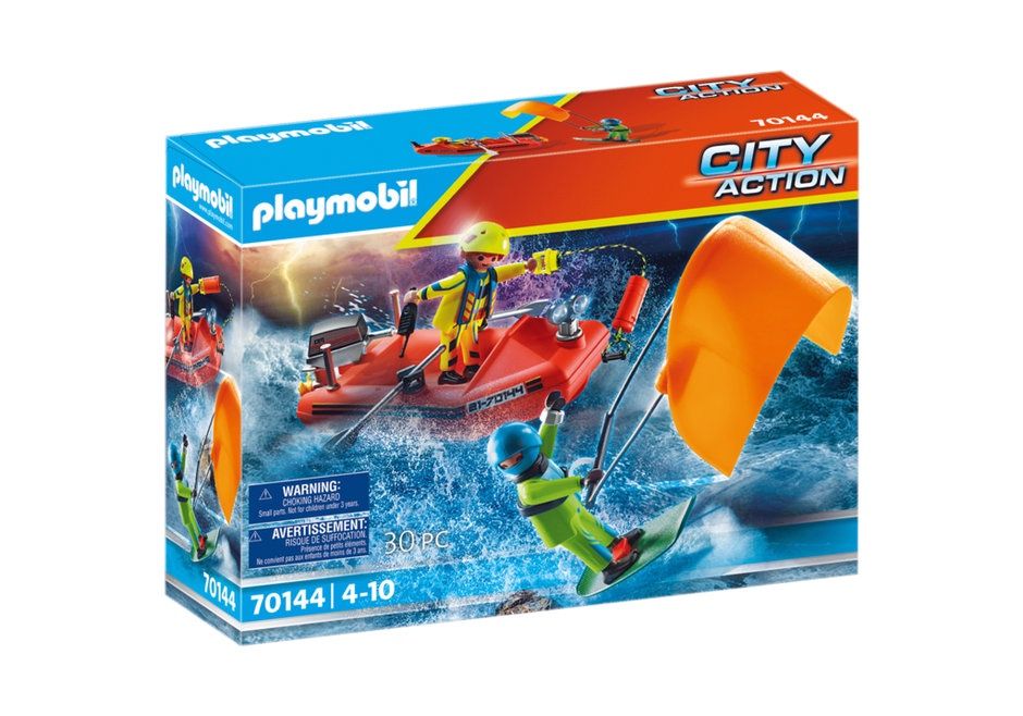 Playmobil City Action 70144 - Kitesurfer Rescue with Speedboat